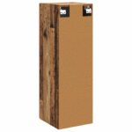 vidaXL Závesná kúpeľňová skriňa Staré drevo 33 x 34,5 x 60 cm – Obrázok 5