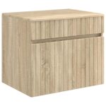 vidaXL Závesná kúpeľňová skriňa Dub sonoma 59 x 44,5 x 50 cm – Obrázok 2