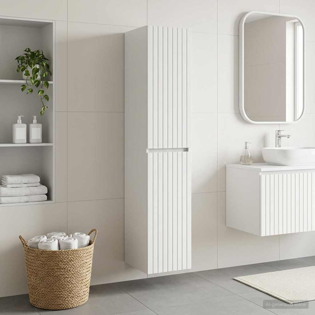 890642_1.jpg vidaXL Závesná kúpeľňová skriňa Biela 33 x 34,5 x 160 cm – Obrázok 1