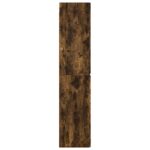 vidaXL Závesná kúpeľňová skriňa Dymový dub 33 x 34,5 x 160 cm – Obrázok 4