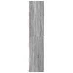 vidaXL Závesná kúpeľňová skriňa Sivý Sonoma 33 x 34,5 x 160 cm – Obrázok 4