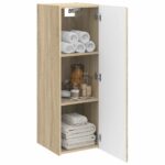 vidaXL Závesná kúpeľňová skriňa Dub sonoma 33 x 34,5 x 100 cm – Obrázok 3