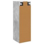 vidaXL Závesná kúpeľňová skriňa Betónovo sivá 33 x 34,5 x 60 cm – Obrázok 5