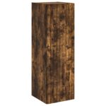 vidaXL Závesná kúpeľňová skriňa Dymový dub 33 x 34,5 x 60 cm – Obrázok 2