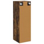 vidaXL Závesná kúpeľňová skriňa Dymový dub 33 x 34,5 x 60 cm – Obrázok 5