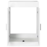 vidaXL Skriňa pod umývadlo do kúpeľne Biela 56 x 37,5 x 81 cm – Obrázok 4