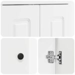 vidaXL Skriňa pod umývadlo do kúpeľne Biela 56 x 37,5 x 81 cm – Obrázok 7