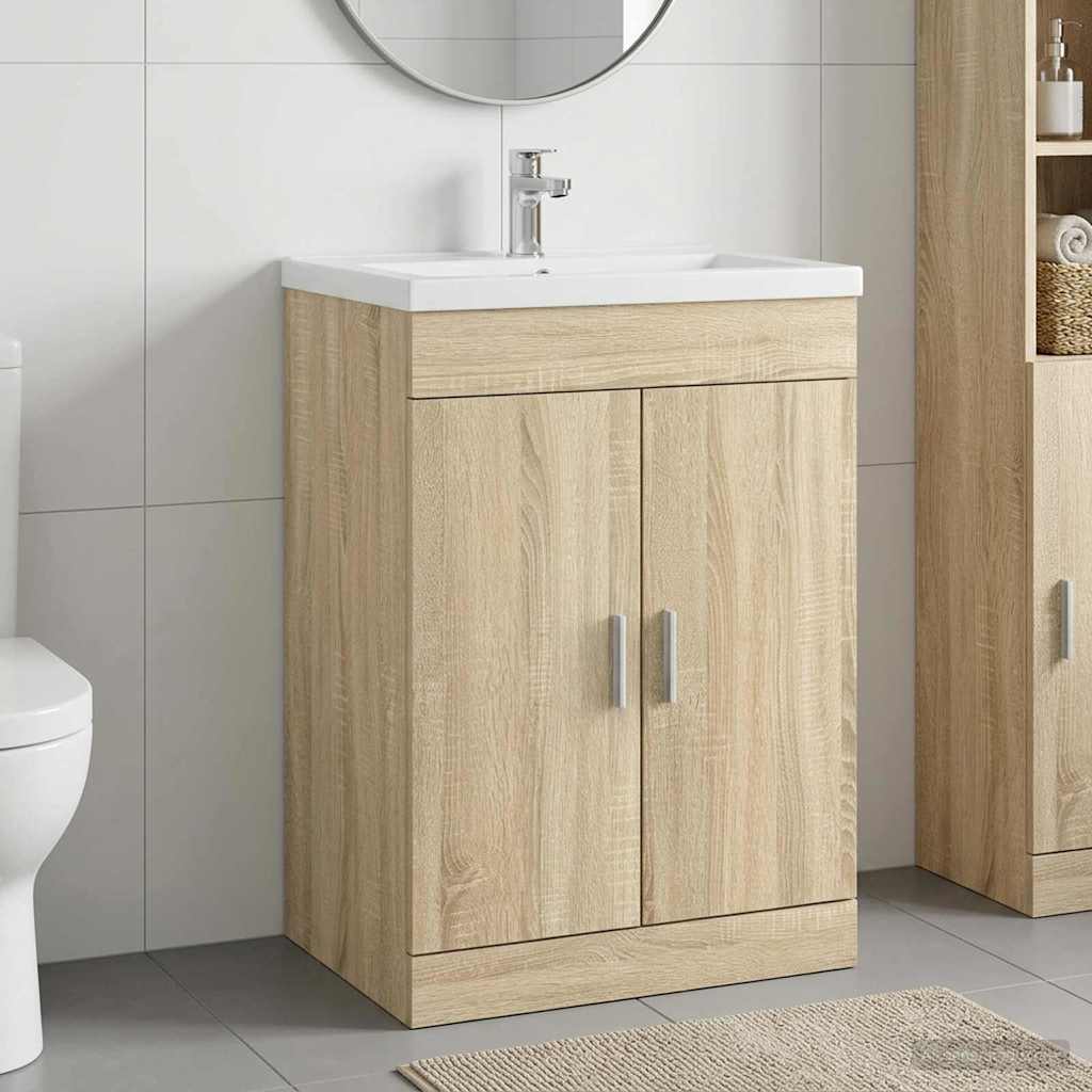 890682_1.jpg vidaXL Skriňa pod umývadlo do kúpeľne Dub sonoma 56 x 37,5 x 81 cm – Obrázok 1