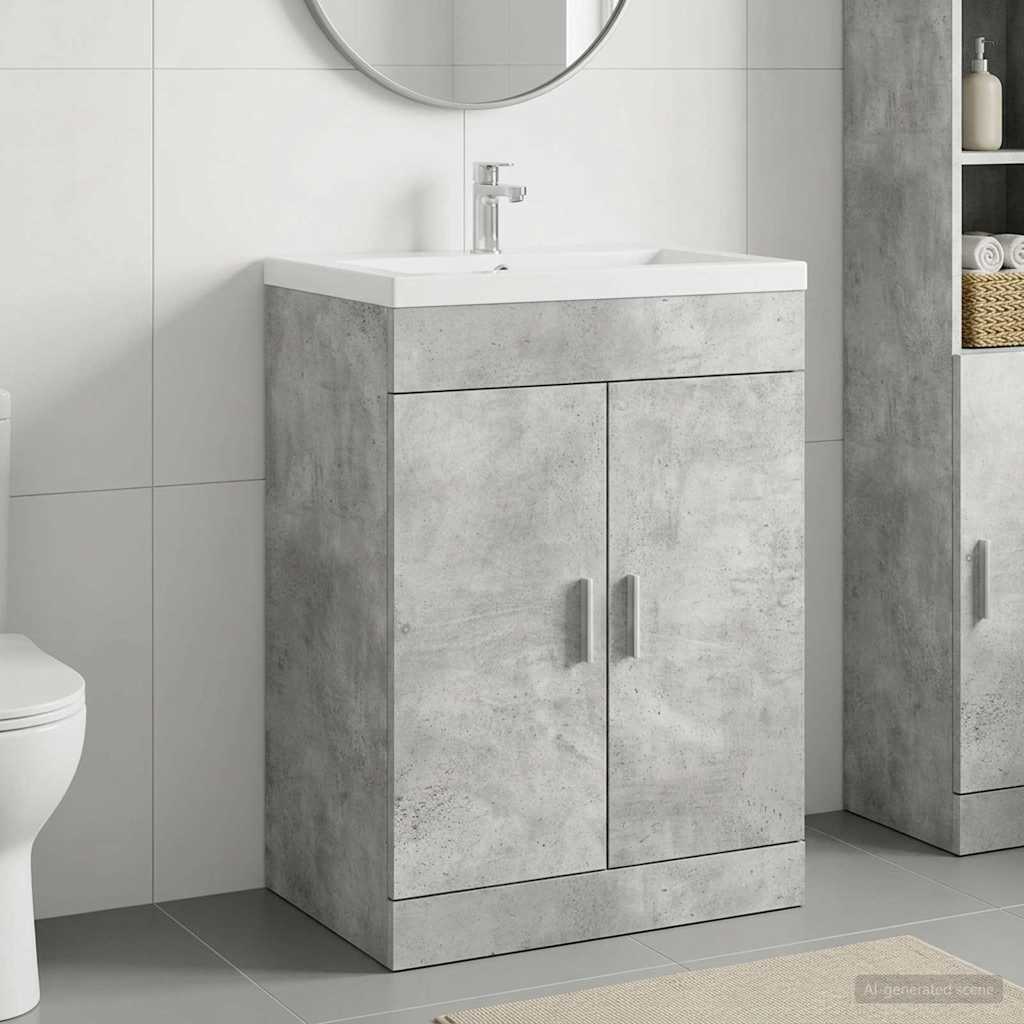 890683_1.jpg vidaXL Skriňa pod umývadlo do kúpeľne Betónovo sivá 56 x 37,5 x 81 cm – Obrázok 1