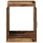 vidaXL Skriňa pod umývadlo do kúpeľne Staré drevo 56 x 37,5 x 81 cm – Obrázok 5