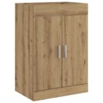 vidaXL Skriňa pod umývadlo do kúpeľne Dub artisan 56 x 37,5 x 81 cm – Obrázok 2