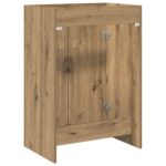 vidaXL Skriňa pod umývadlo do kúpeľne Dub artisan 56 x 37,5 x 81 cm – Obrázok 6