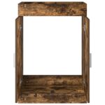 vidaXL Skriňa pod umývadlo do kúpeľne Dymový dub 78,5 x 37,5 x 81 cm – Obrázok 4