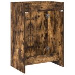 vidaXL Skriňa pod umývadlo do kúpeľne Dymový dub 78,5 x 37,5 x 81 cm – Obrázok 6
