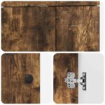 vidaXL Skriňa pod umývadlo do kúpeľne Dymový dub 78,5 x 37,5 x 81 cm – Obrázok 7