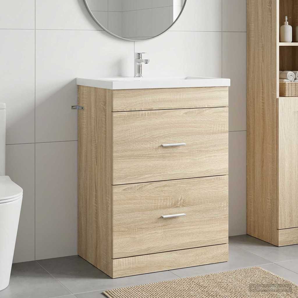 890706_1.jpg vidaXL Skriňa pod umývadlo do kúpeľne Dub sonoma 56 x 37,5 x 81 cm – Obrázok 1