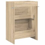 vidaXL Skriňa pod umývadlo do kúpeľne Dub sonoma 56 x 37,5 x 81 cm – Obrázok 6