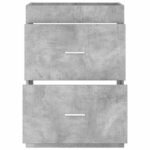 vidaXL Skriňa pod umývadlo do kúpeľne Betónovo sivá 56 x 37,5 x 81 cm – Obrázok 4