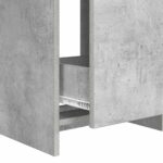 vidaXL Skriňa pod umývadlo do kúpeľne Betónovo sivá 56 x 37,5 x 81 cm – Obrázok 7