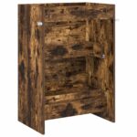 vidaXL Skriňa pod umývadlo do kúpeľne Dymový dub 56 x 37,5 x 81 cm – Obrázok 6