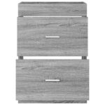 vidaXL Skriňa pod umývadlo do kúpeľne Sivý Sonoma 56 x 37,5 x 81 cm – Obrázok 4