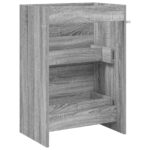 vidaXL Skriňa pod umývadlo do kúpeľne Sivý Sonoma 56 x 37,5 x 81 cm – Obrázok 6