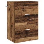 vidaXL Skriňa pod umývadlo do kúpeľne Staré drevo 56 x 37,5 x 81 cm – Obrázok 2