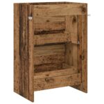vidaXL Skriňa pod umývadlo do kúpeľne Staré drevo 56 x 37,5 x 81 cm – Obrázok 6