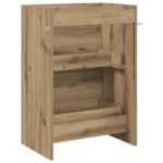 vidaXL Skriňa pod umývadlo do kúpeľne Dub artisan 56 x 37,5 x 81 cm – Obrázok 6