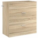 vidaXL Skriňa pod umývadlo do kúpeľne Dub sonoma 78,5 x 37,5 x 81 cm – Obrázok 2