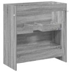 vidaXL Skriňa pod umývadlo do kúpeľne Sivý Sonoma 78,5 x 37,5 x 81 cm – Obrázok 6