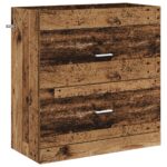 vidaXL Skriňa pod umývadlo do kúpeľne Staré drevo 78,5 x 37,5 x 81 cm – Obrázok 2