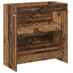 vidaXL Skriňa pod umývadlo do kúpeľne Staré drevo 78,5 x 37,5 x 81 cm – Obrázok 6