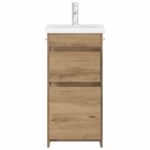 vidaXL Kúpeľňová skrinka s umývadlom Dub artisan 42 x 40 x 84,5 cm – Obrázok 3