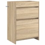 vidaXL Skriňa pod umývadlo do kúpeľne Dub sonoma 56 x 37,5 x 81 cm – Obrázok 2