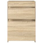 vidaXL Skriňa pod umývadlo do kúpeľne Dub sonoma 56 x 37,5 x 81 cm – Obrázok 4