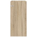 vidaXL Skriňa pod umývadlo do kúpeľne Dub sonoma 56 x 37,5 x 81 cm – Obrázok 5