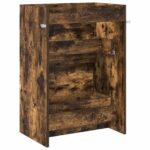 vidaXL Skriňa pod umývadlo do kúpeľne Dymový dub 56 x 37,5 x 81 cm – Obrázok 6