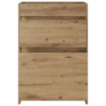 vidaXL Skriňa pod umývadlo do kúpeľne Dub artisan 56 x 37,5 x 81 cm – Obrázok 4