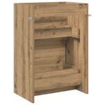 vidaXL Skriňa pod umývadlo do kúpeľne Dub artisan 56 x 37,5 x 81 cm – Obrázok 6