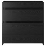 vidaXL Skriňa pod umývadlo do kúpeľne Čierny dub 78,5 x 37,5 x 81 cm – Obrázok 4