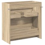 vidaXL Skriňa pod umývadlo do kúpeľne Dub sonoma 78,5 x 37,5 x 81 cm – Obrázok 6