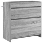 vidaXL Skriňa pod umývadlo do kúpeľne Sivý Sonoma 78,5 x 37,5 x 81 cm – Obrázok 2