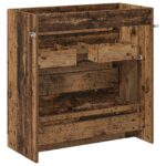 vidaXL Skriňa pod umývadlo do kúpeľne Staré drevo 78,5 x 37,5 x 81 cm – Obrázok 6