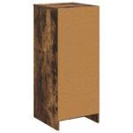 vidaXL Kúpeľňová skriňa Dymový dub 35 x 36,5 x 85 cm Kompozitné drevo – Obrázok 5