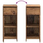 vidaXL Kúpeľňová skriňa Staré drevo 35 x 36,5 x 85 cm Kompozitné drevo – Obrázok 7