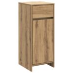 vidaXL Kúpeľňová skriňa Dub artisan 35 x 36,5 x 85 cm Kompozitné drevo – Obrázok 2