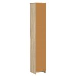 vidaXL Kúpeľňová skriňa Dub sonoma 30 x 33 x 190 cm Kompozitné drevo – Obrázok 5