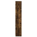 vidaXL Kúpeľňová skriňa Dymový dub 30 x 33 x 190 cm Kompozitné drevo – Obrázok 4