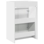 vidaXL Skriňa pod umývadlo do kúpeľne Biela 56 x 37,5 x 81 cm – Obrázok 6